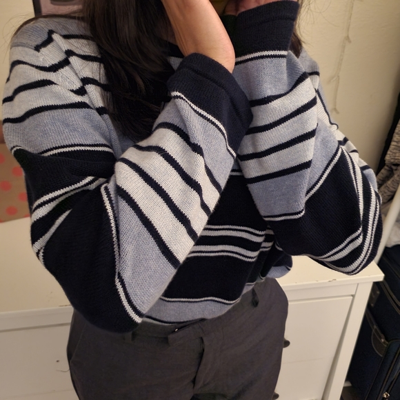 Stripe Blue Sweater - Picture 4 of 5